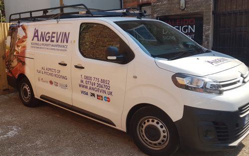 Angevin Roofing Van Bexhill Web Design